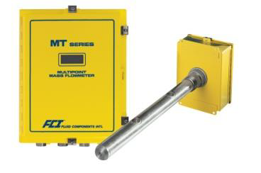 Termický hmotností vícebodový průtokoměr pro jaderné aplikace s velkým průměrem potrubí N-MT86
